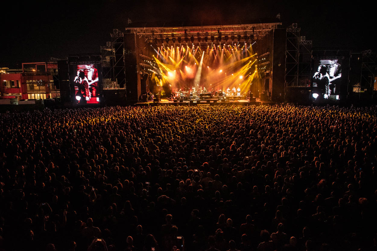 Photo of Nick Cave & The Bad Seeds while Performing at Release Athens 2022