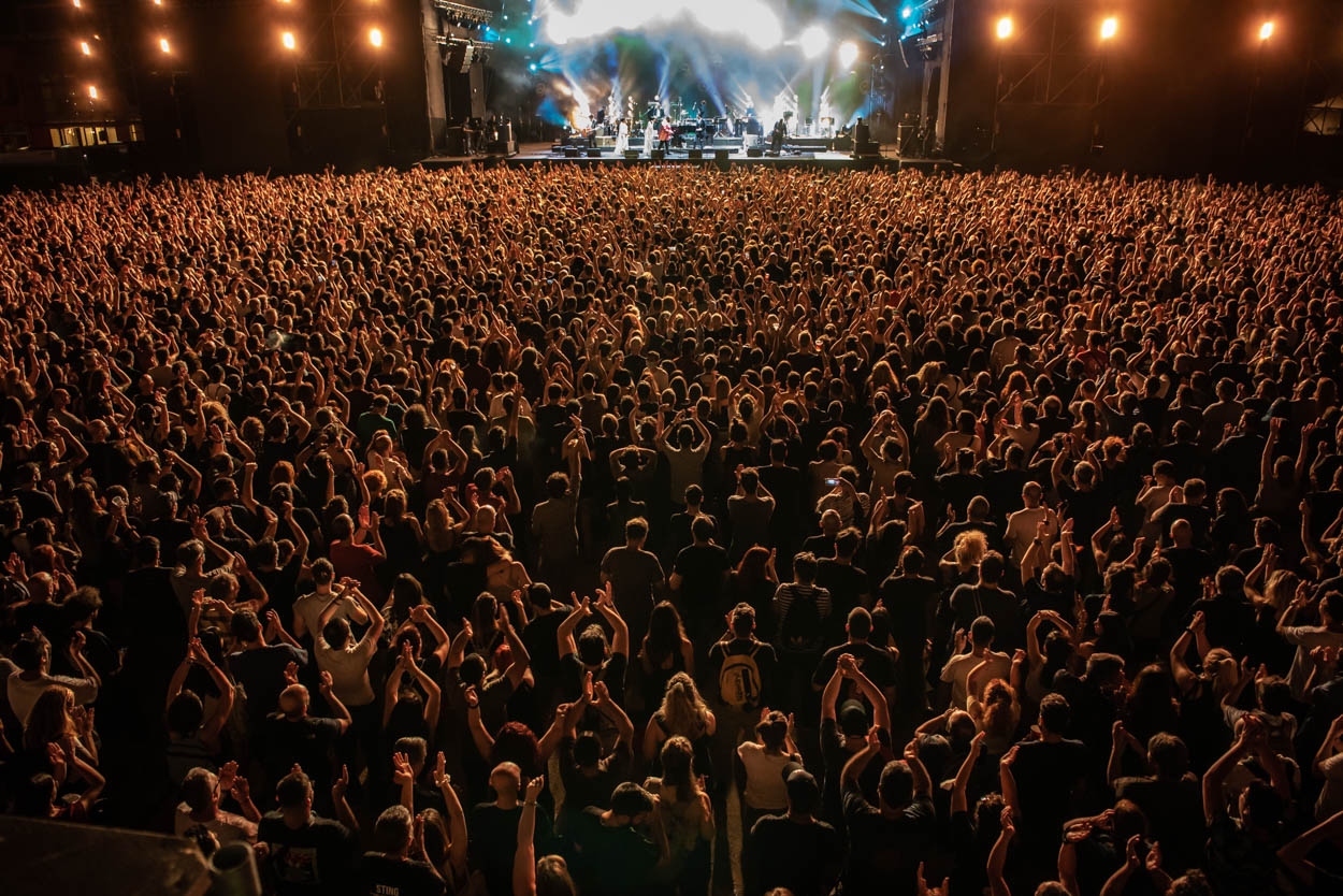 Photo of Nick Cave & The Bad Seeds while Performing at Release Athens 2022