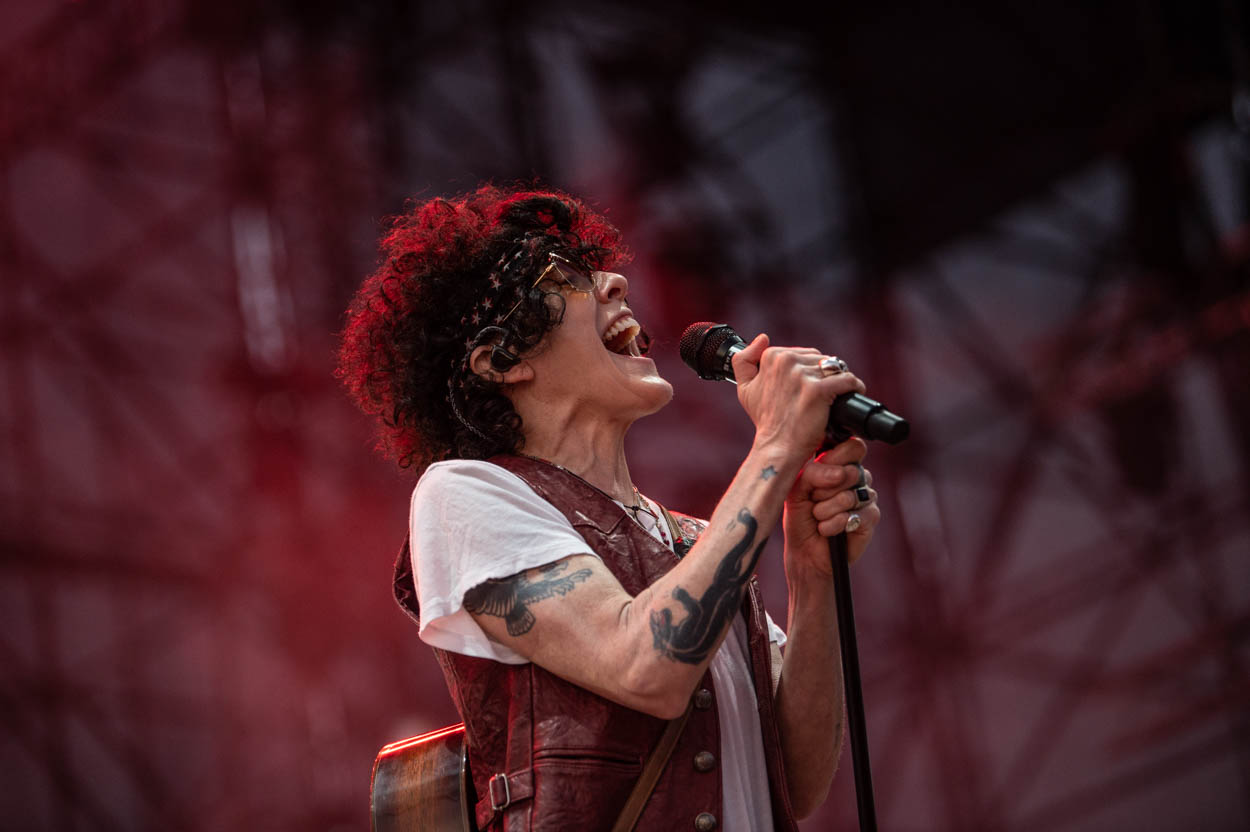 Photo of Lp performing at Release Athens Festival 2022