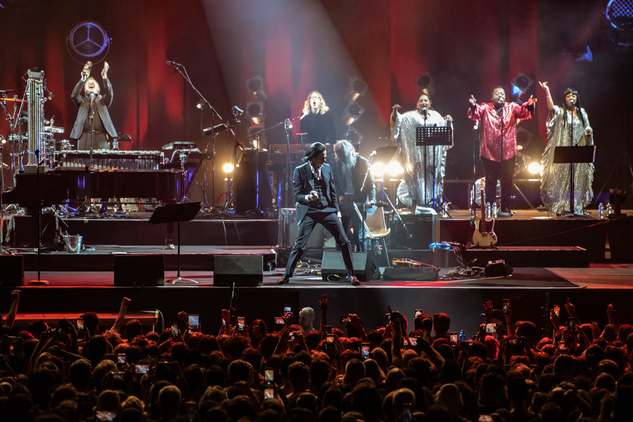 Photo of Nick Cave & The Bad Seeds while Performing at Release Athens 2022