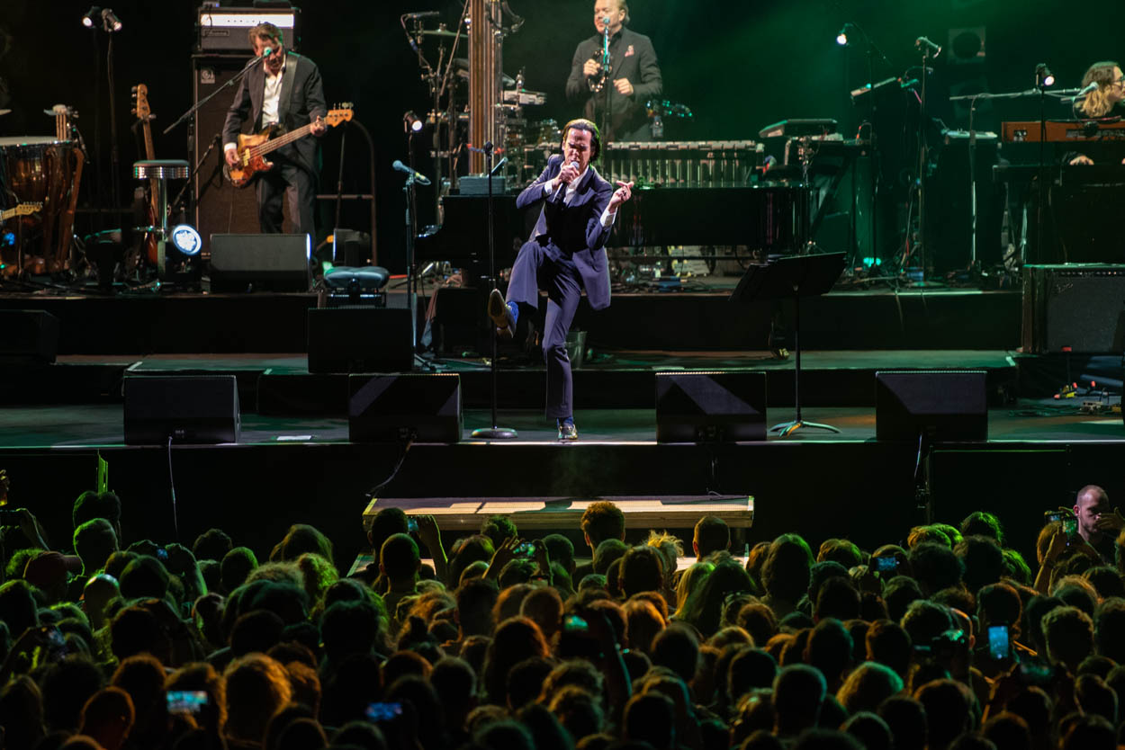 Photo of Nick Cave & The Bad Seeds while Performing at Release Athens 2022