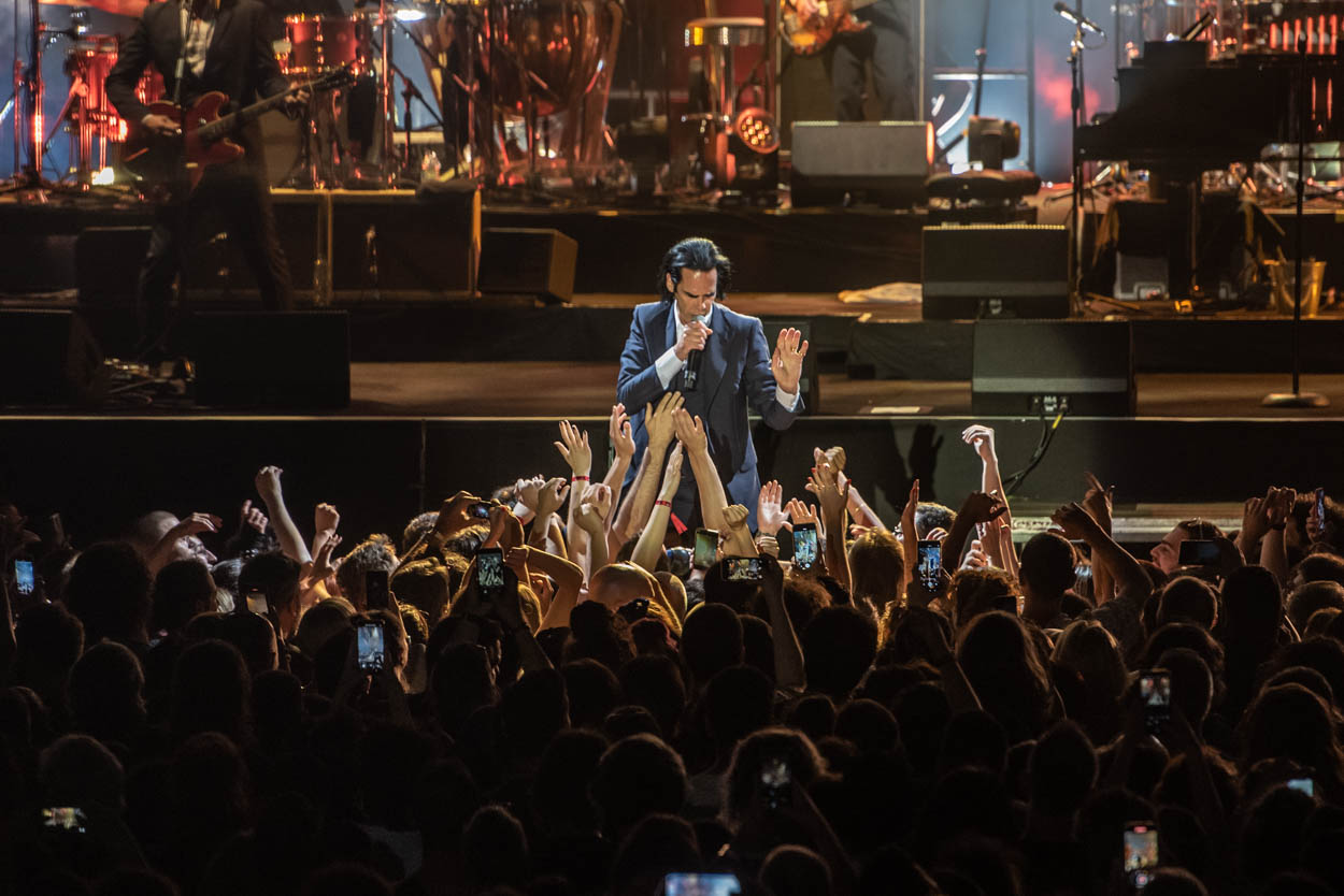 Photo of Nick Cave & The Bad Seeds while Performing at Release Athens 2022