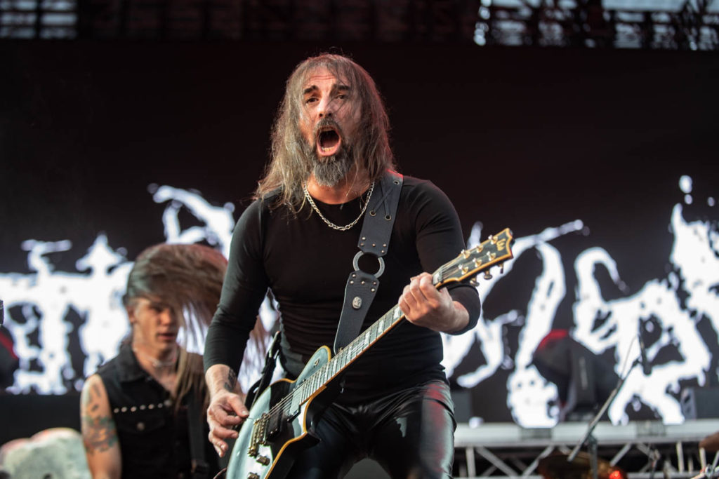 Photo of Rotting Christ performing at Release Athens 2022