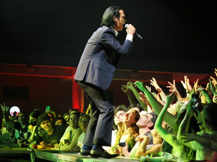 Photo of Nick Cave while Performing at Release Athens 2022