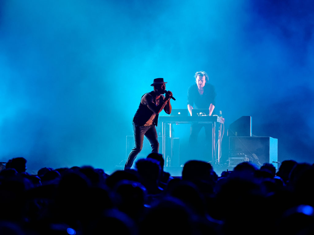 People dancing & having fun at Parov Stelar's show