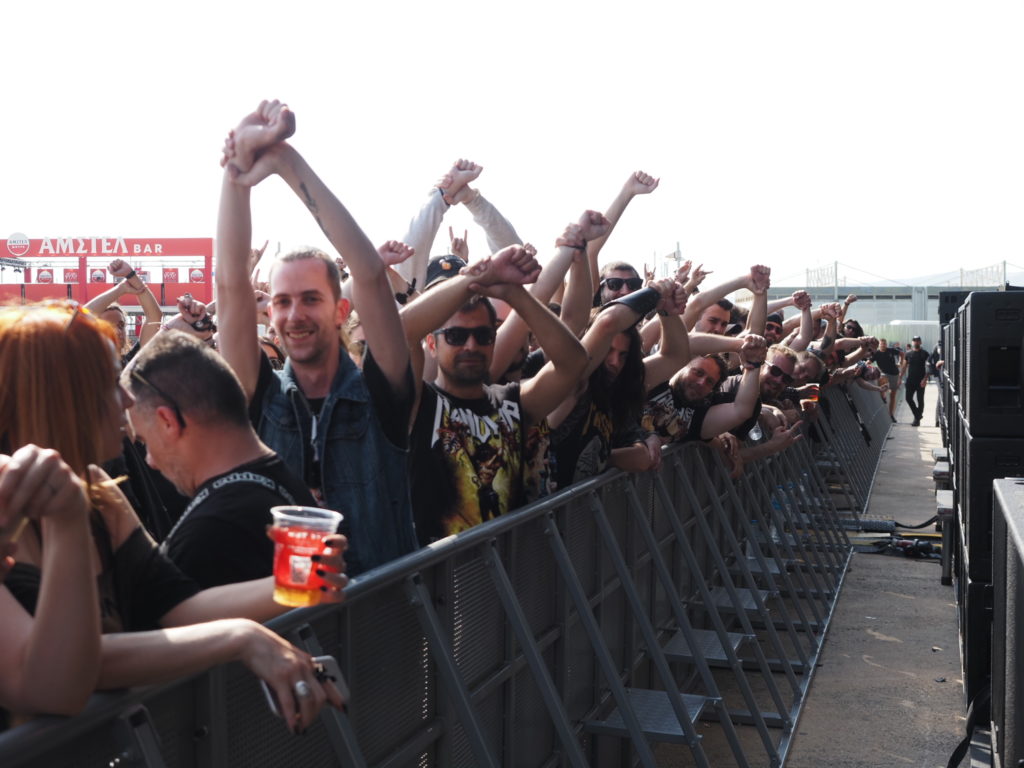 Front row of the audience 