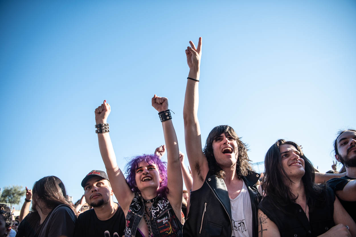 Photo of the audience while Dead Daisies performing on stage