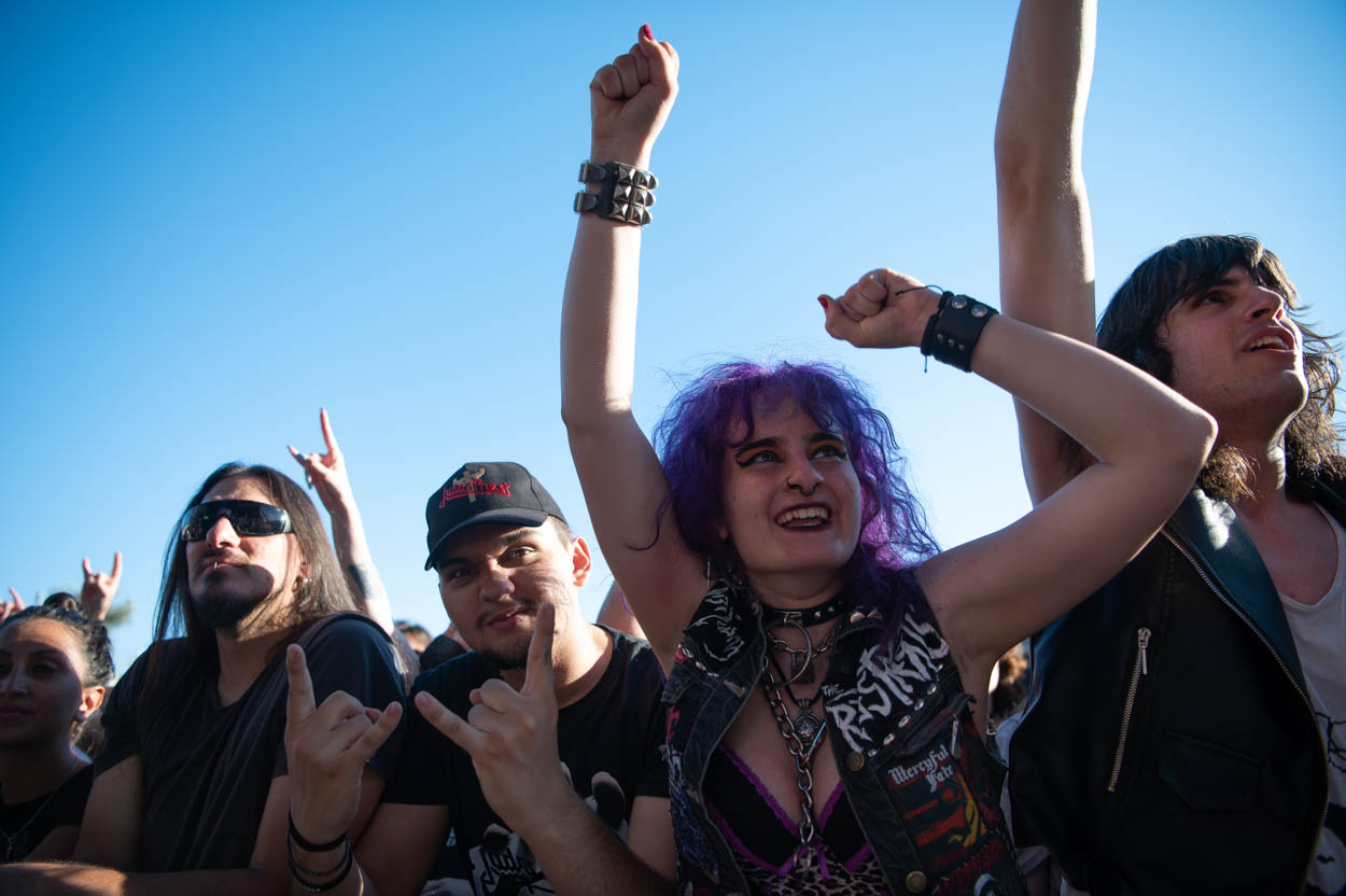 Photo of the audience while Dead Daisies performing on stage