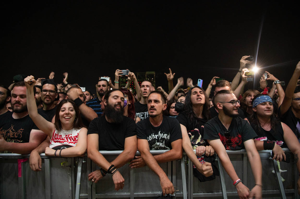 Photo of the audience at Judas Priest's Show