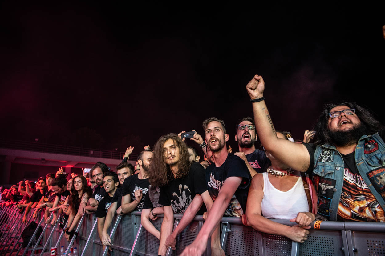 Photo of the audience at Judas Priest's Show