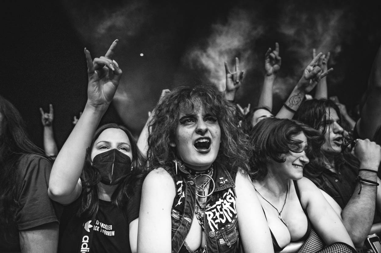 Photo of the audience at Judas Priest's Show