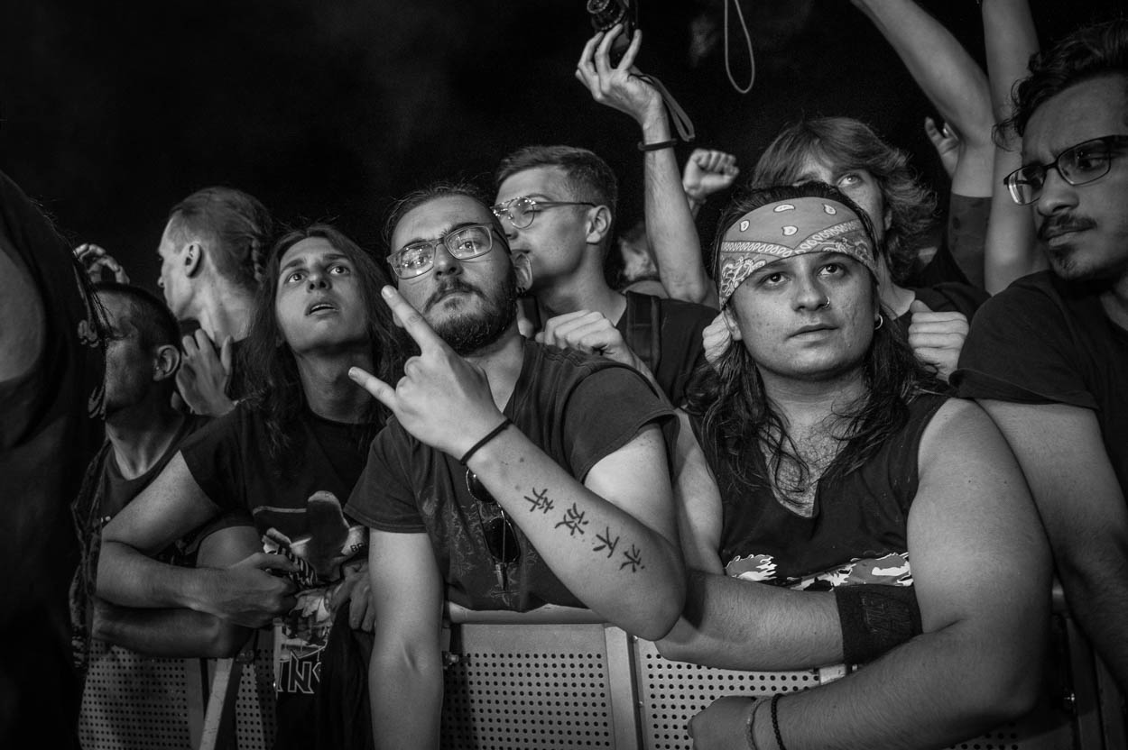 Photo of the audience at Judas Priest's Show