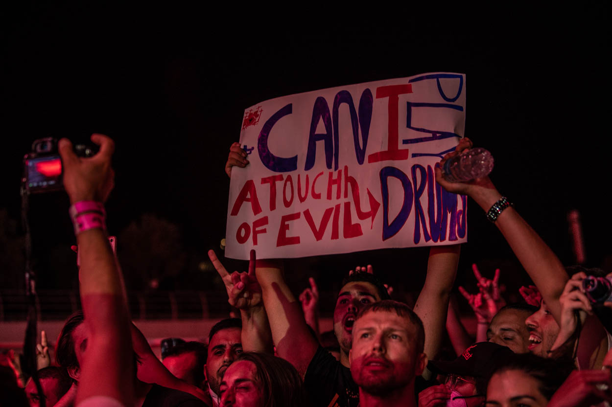 Photo of the audience at Judas Priest's Show