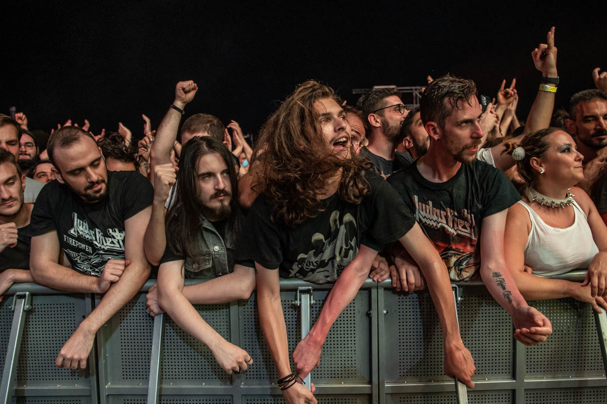 Photo of the audience at Judas Priest's Show