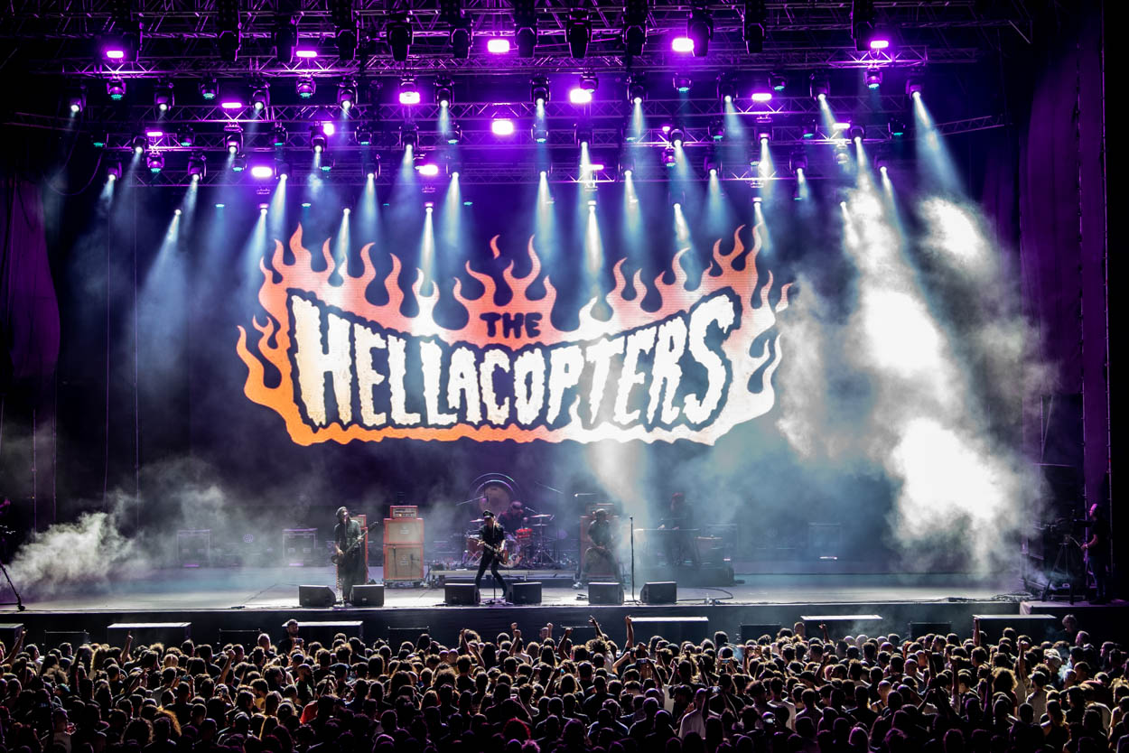 Οι Hellacopters στη σκηνή του Release Athens 2022