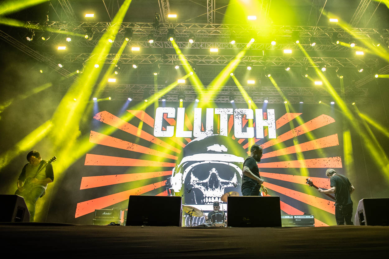 Photo of Clutch at Release Athens 2022 stage