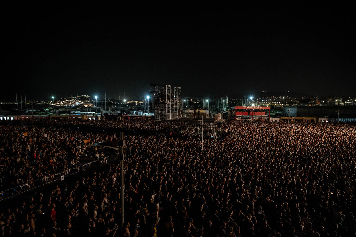Η Πλατεία Νερού στο show των Slipknot
