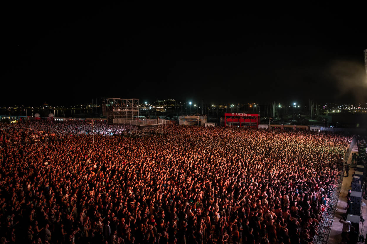 Η Πλατεία Νερού στο show των Slipknot