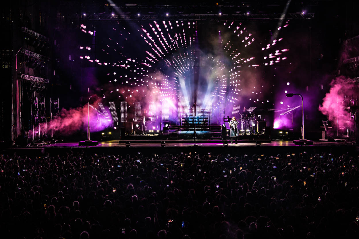Η σκήνη στο show των Pet Shop Boys στο Release Athens 2022
