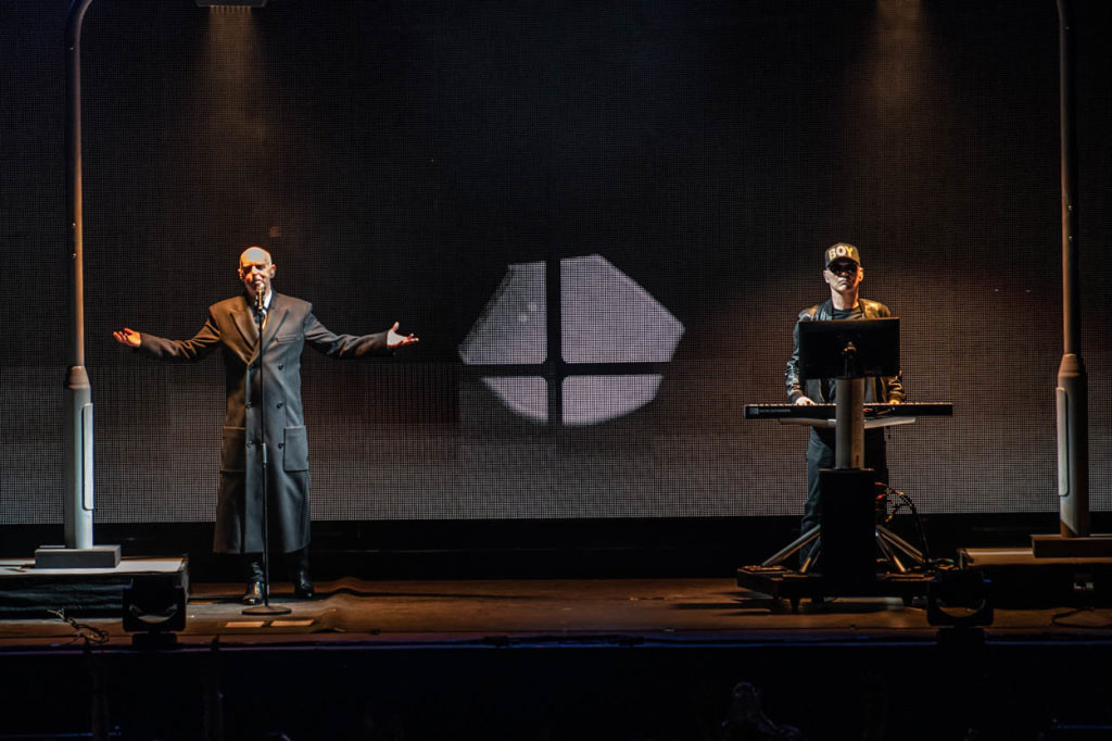 Photo of the Pet Shop Boys performing at Release Athens 2022