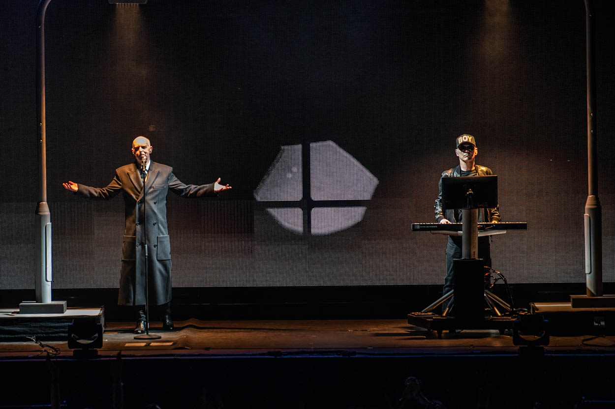 Photo of the Pet Shop Boys performing at Release Athens 2022