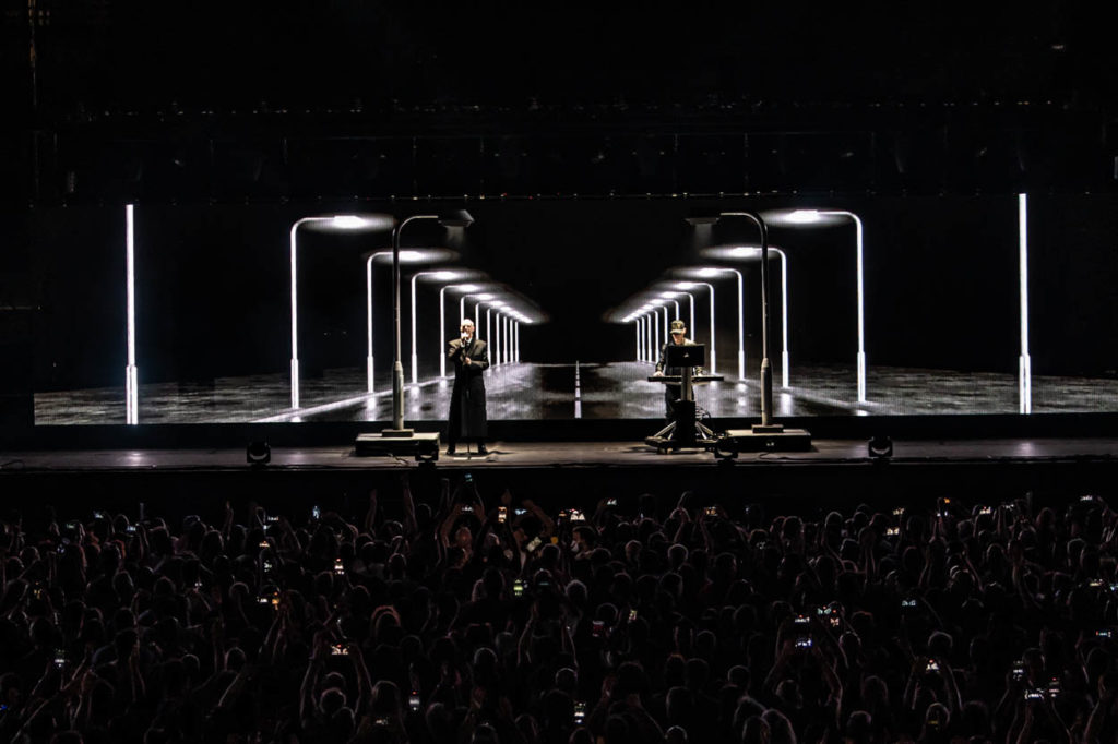 Η σκήνη στο show των Pet Shop Boys στο Release Athens 2022