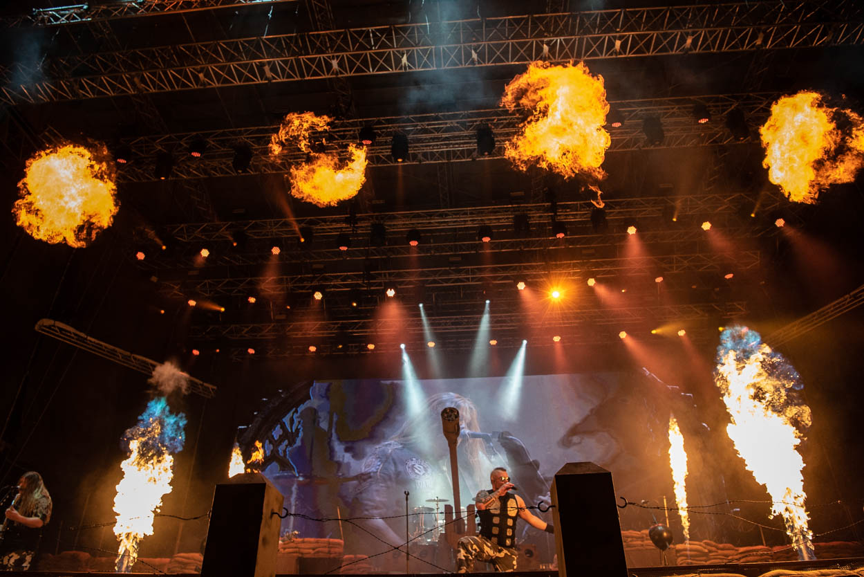 Photo of the Sabaton show