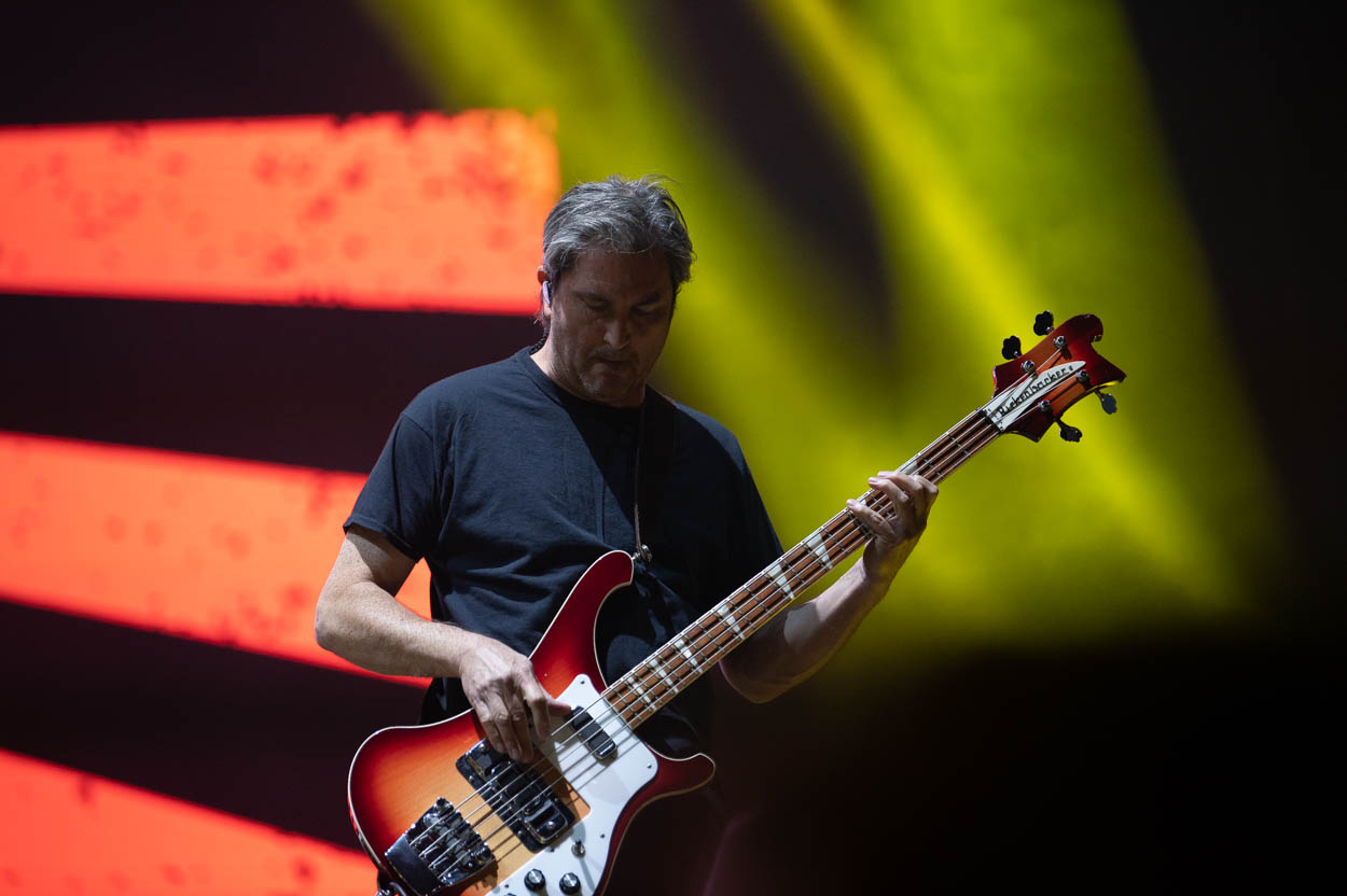 The basist of Clutch at Release Athens 2022