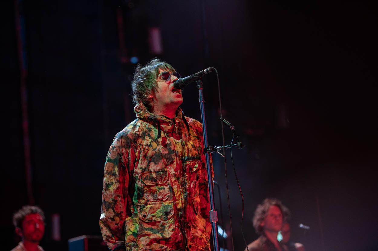Photo of Liam Gallagher performing at Release Athens 2022