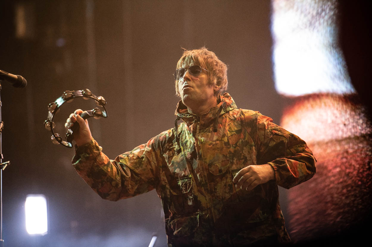 Photo of Liam Gallagher performing at Release Athens 2022