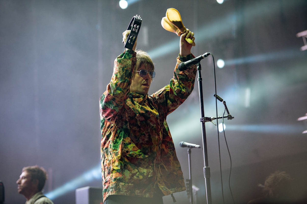 Photo of Liam Gallagher performing at Release Athens 2022