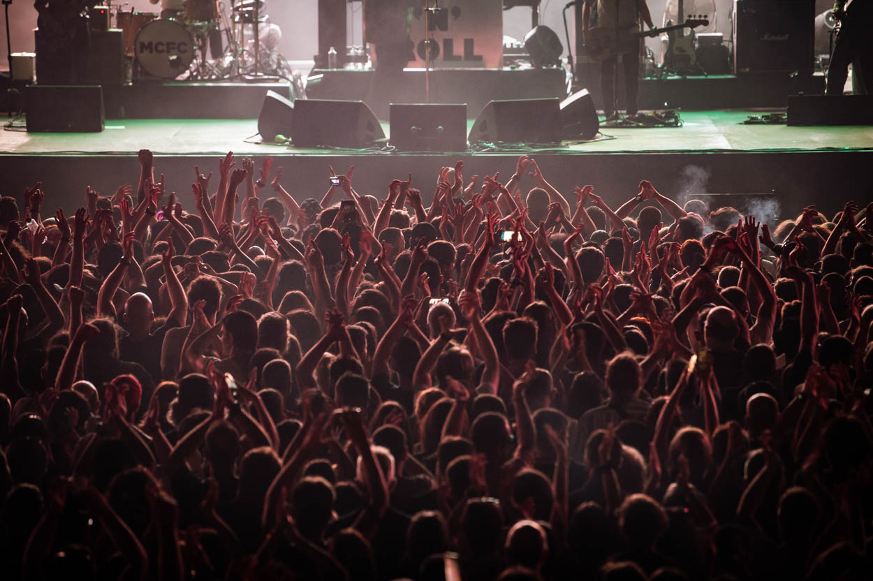 Photo of the audience at Liam Gallagher's show