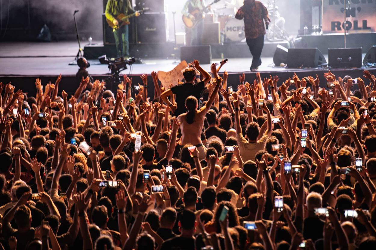 Photo of the audience at Liam Gallagher's show