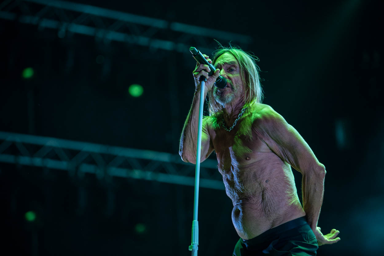 Ο Iggy Pop στη σκηνή του Release Athens 2022