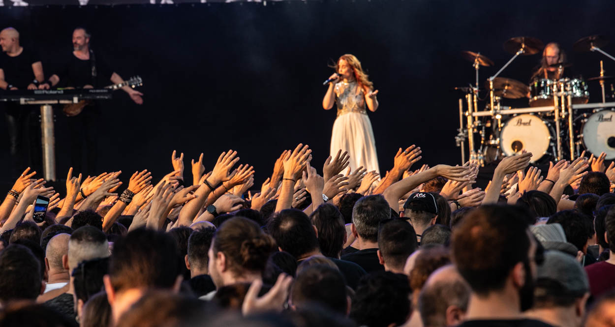 Simone Simons at Release Athens 2022