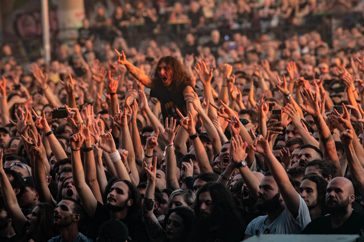 Photo of the audience at the Epica's show 