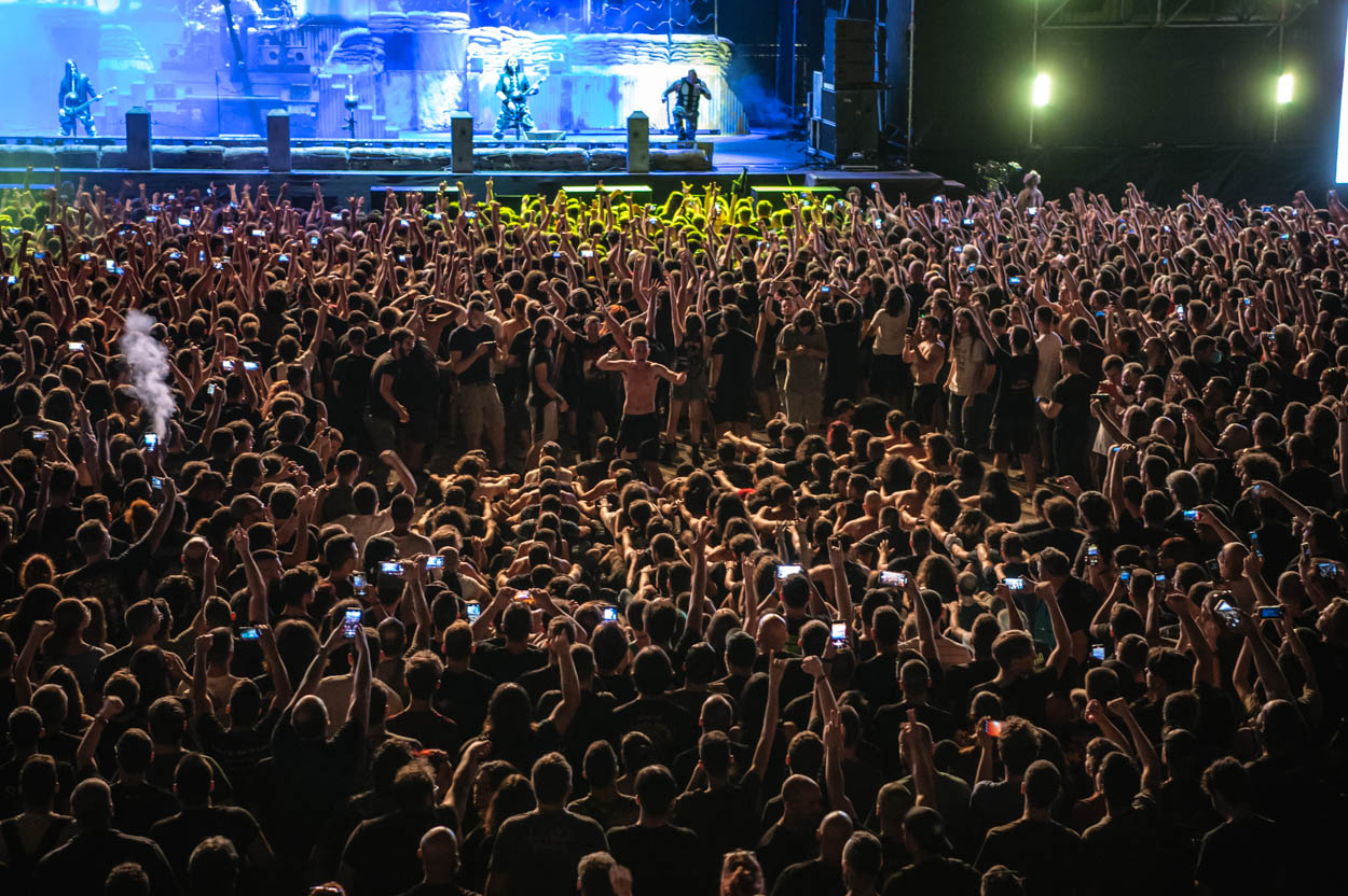 Fans of Sabaton at Release Athens 2022