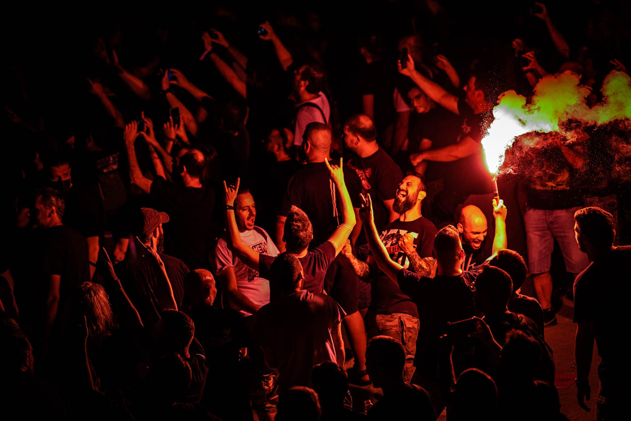 Photo of the audience at Judas Priest's show