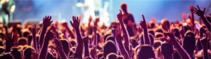 Crowd photo with hands header image