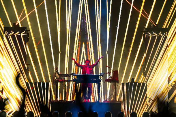 Photostory Release Athens x SNFNostos Day 2: Sébastien Tellier / Jean Michel Jarre